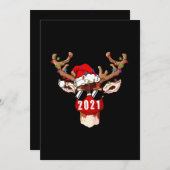 クリスマストナカイ顔マスク セーブザデート (正面/裏面)