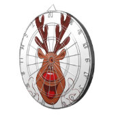 クリスマストナカイ顔 ダーツボード (正面右)