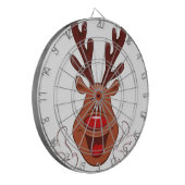 クリスマストナカイ顔 ダーツボード (正面左)