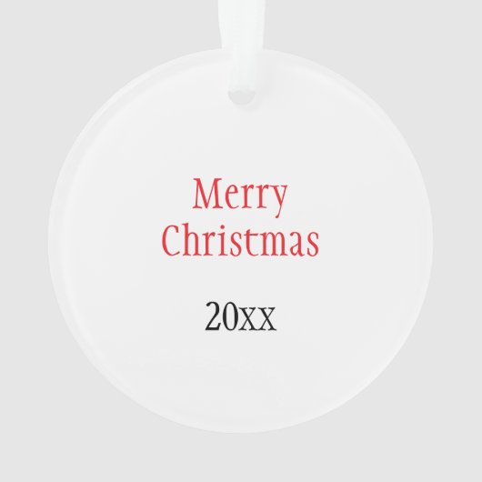 クリスマストナカイ黒サングラス赤いヘアボウ オーナメント (裏面)