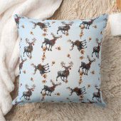 クリスマストナカイ3人 クッション (ブランケット)