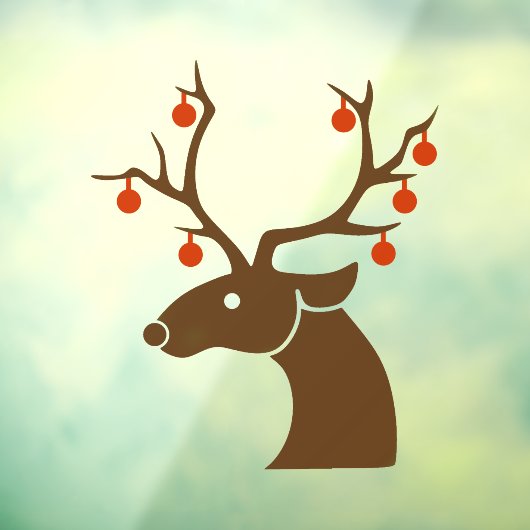 クリスマストナカイ3窓がしがみつく ウィンドウサイン (シート3)