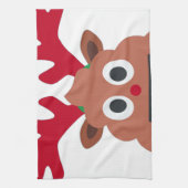クリスマストナカイ キッチンタオル (縦)