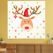 クリスマストナカイ キャンバスプリント (インサイチュ (リビング))