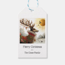 クリスマストナカイ ギフトタグ
