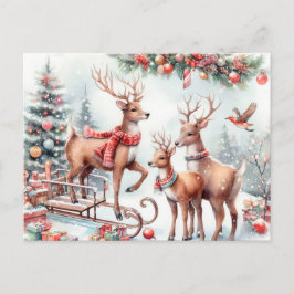 クリスマストナカイ シーズンポストカード