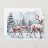 クリスマストナカイ シーズンポストカード (正面/裏面)