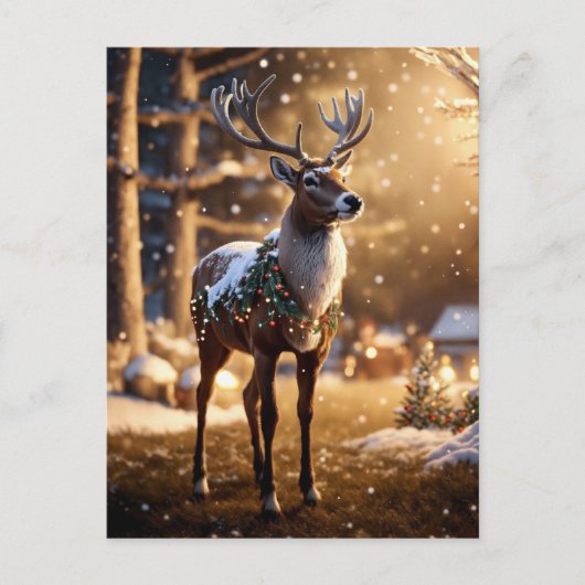 クリスマストナカイ シーズンポストカード (正面)