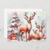 クリスマストナカイ シーズンポストカード (正面/裏面)