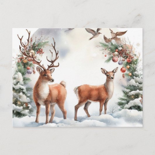 クリスマストナカイ シーズンポストカード (正面)