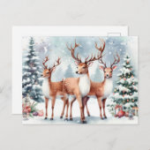 クリスマストナカイ シーズンポストカード (正面/裏面)