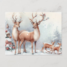 クリスマストナカイ シーズンポストカード
