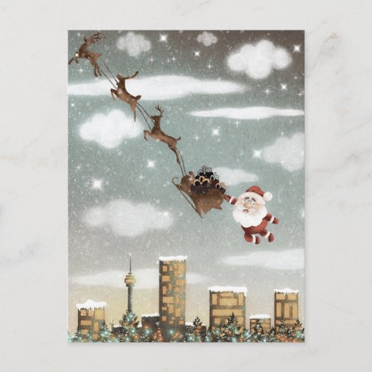 クリスマストナカイ シーズンポストカード (正面)