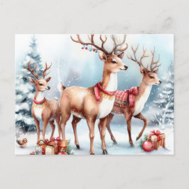 クリスマストナカイ シーズンポストカード