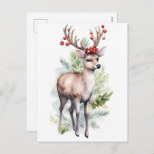 クリスマストナカイ シーズンポストカード (正面/裏面)