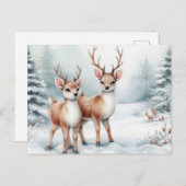 クリスマストナカイ シーズンポストカード (正面/裏面)