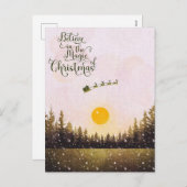 クリスマストナカイ シーズンポストカード (正面/裏面)