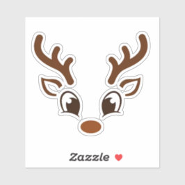 クリスマストナカイ シール