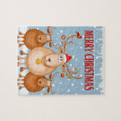 クリスマストナカイ ジグソーパズル (横)