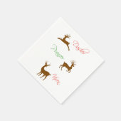 クリスマストナカイ スタンダードカクテルナプキン (角)