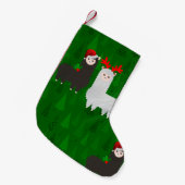 クリスマストナカイ スモールクリスマスストッキング (正面 (吊り時))