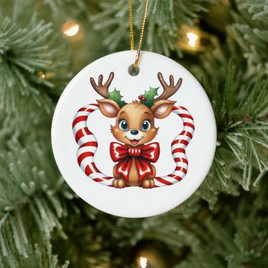 クリスマストナカイ セラミックオーナメント (ツリー)