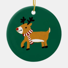 クリスマストナカイ セラミックオーナメント