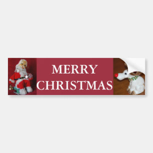 クリスマストナカイ バンパーステッカー