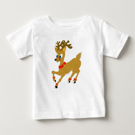 クリスマストナカイ ベビーTシャツ (正面)
