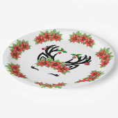 クリスマストナカイ ペーパープレート (アングル)