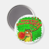 クリスマストナカイ マグネット (正面/裏面)