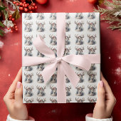 クリスマストナカイ ラッピングペーパー