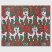 クリスマストナカイ ラッピングペーパー (フラット)