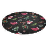 クリスマストナカイ：水の色シームレスなパターン カッティングボード (角)