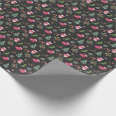 クリスマストナカイ：水の色シームレスなパターン ラッピングペーパー (角)