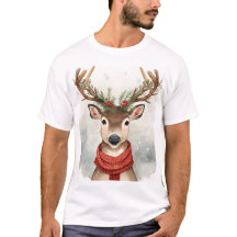 クリスマストナカイTシャツ 祝祭的なホリデーシーズンに