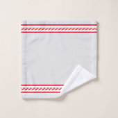 クリスマストナディアキャンディーケーン バスタオルセット (ウォッシュタオル)