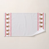 クリスマストナディアキャンディーケーン バスタオルセット (ハンドタオル)