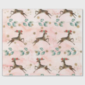 クリスマストナディアクリスマスホリデーパターン ラッピングペーパー (フラット)