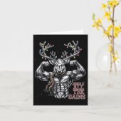 クリスマストナディアジムトレーニングジンルオールザゲイン カード (黄色い花)