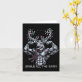 クリスマストナディアジムトレーニングジンルオールザゲイン カード (黄色い花)