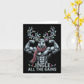 クリスマストナディアジムトレーニングジンルオールザゲイン カード (黄色い花)