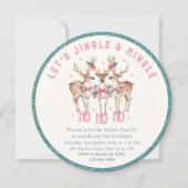 クリスマストナディアジングル&ミングルフェスティバルパーティー 招待状 (正面)