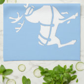 クリスマストナディアタオルカスタムホリデーティータオル キッチンタオル (折り畳み)