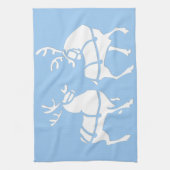 クリスマストナディアタオルカスタムホリデーティータオル キッチンタオル (縦)