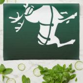 クリスマストナディアタオルカスタムホリデーティータオル キッチンタオル (折り畳み)