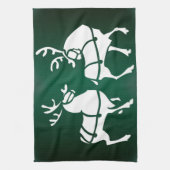 クリスマストナディアタオルカスタムホリデーティータオル キッチンタオル (縦)