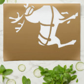 クリスマストナディアタオルカスタムホリデーティータオル キッチンタオル (折り畳み)