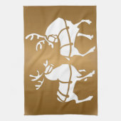 クリスマストナディアタオルカスタムホリデーティータオル キッチンタオル (縦)