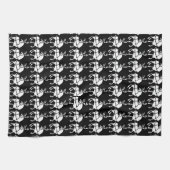 クリスマストナディアタオルカスタムホリデーティータオル キッチンタオル (横)